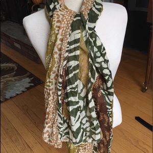 Animal print scarf